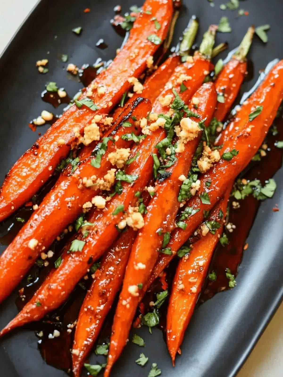 Gochujang Oven Roasted Carrots
