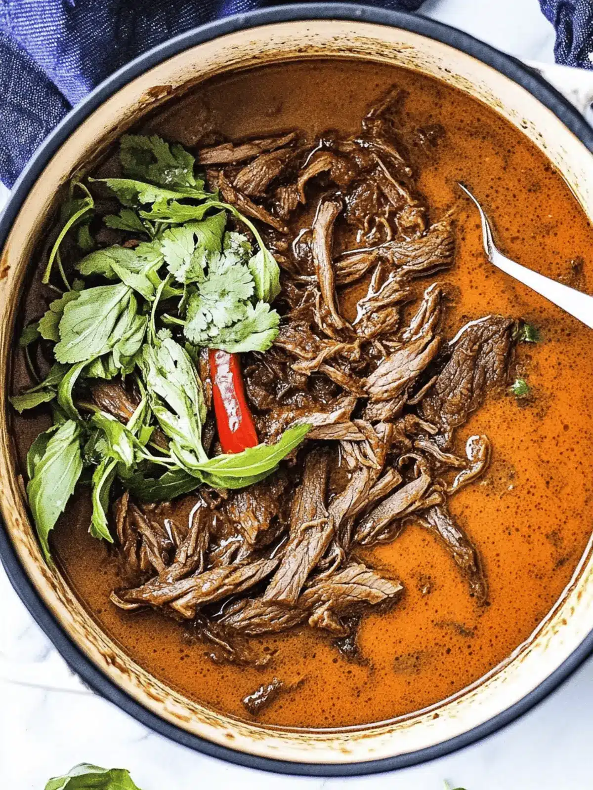 Coconut Red Curry Drip Beef
