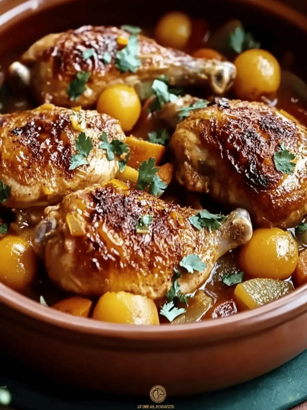 Traditional Moroccan Chicken Tagine