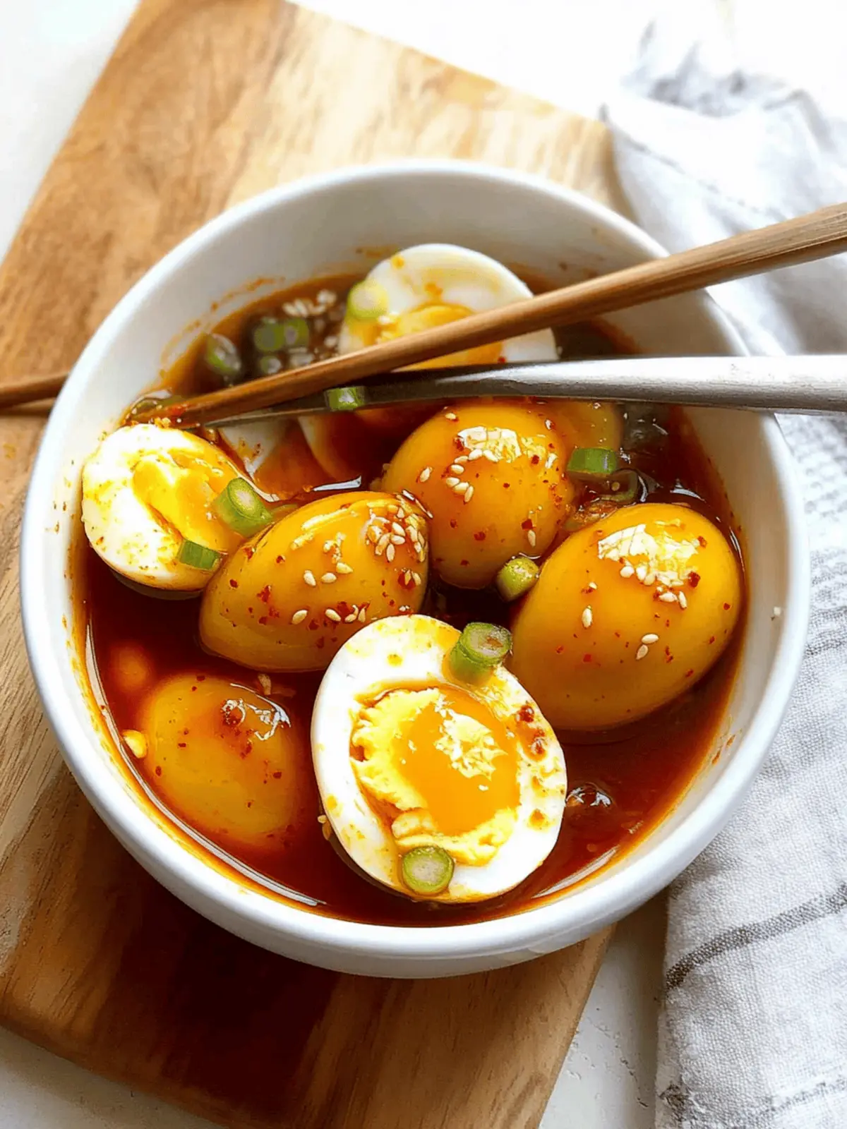 Spicy Gochujang Eggs