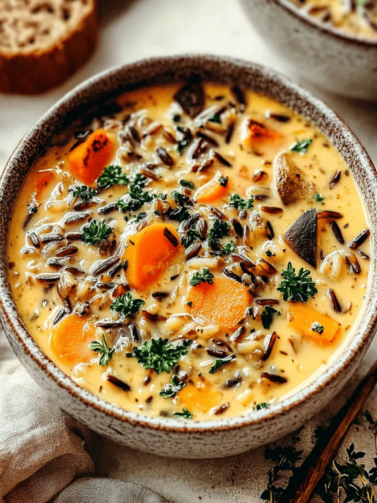 Autumn Wild Rice Soup