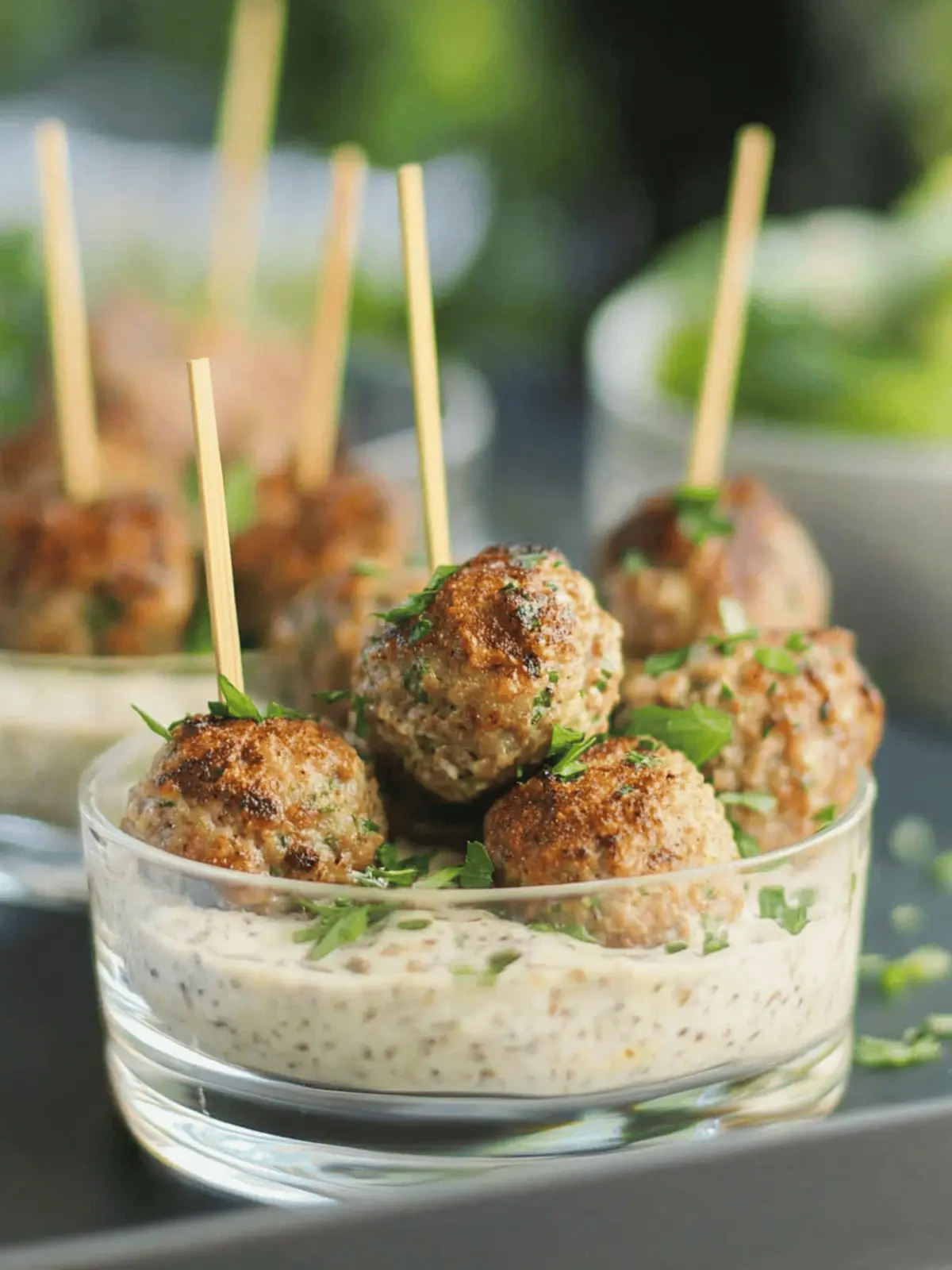 Meatballs With Tzatziki