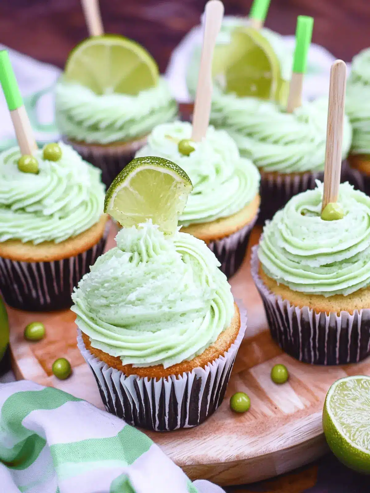 Margarita Cupcakes with Tequila Lime Frosting for Summer Fun Margarita Cupcakes with Tequila Lime Frosting