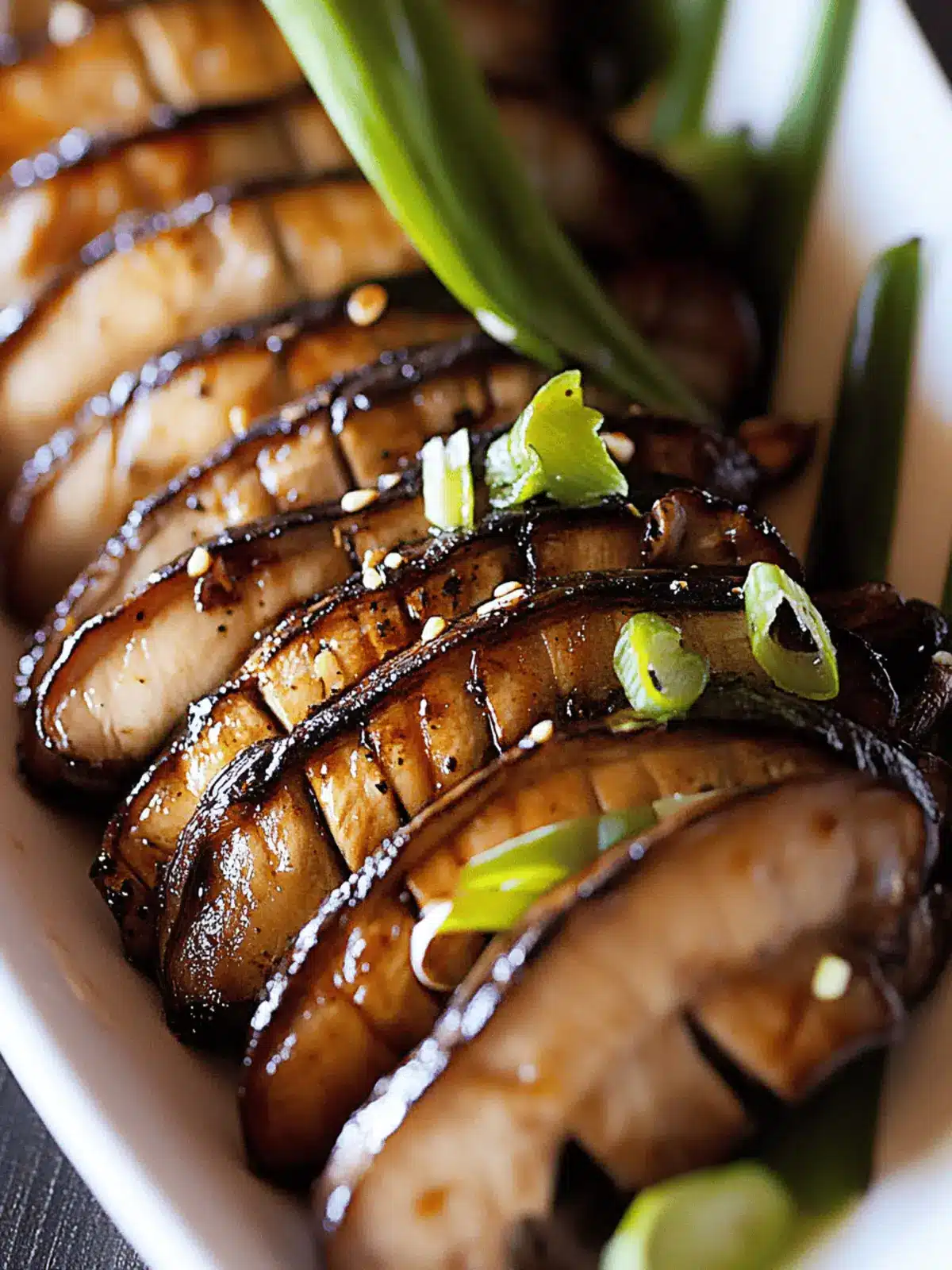 Marinated Grilled Portobello Mushrooms