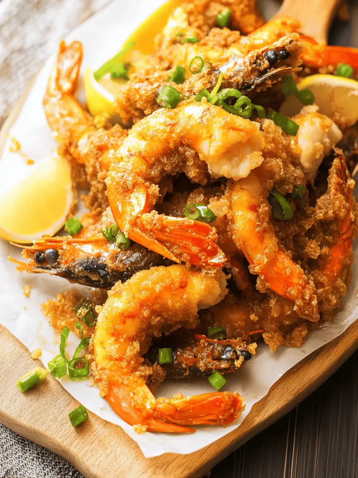 Salted Egg Yolk Prawns