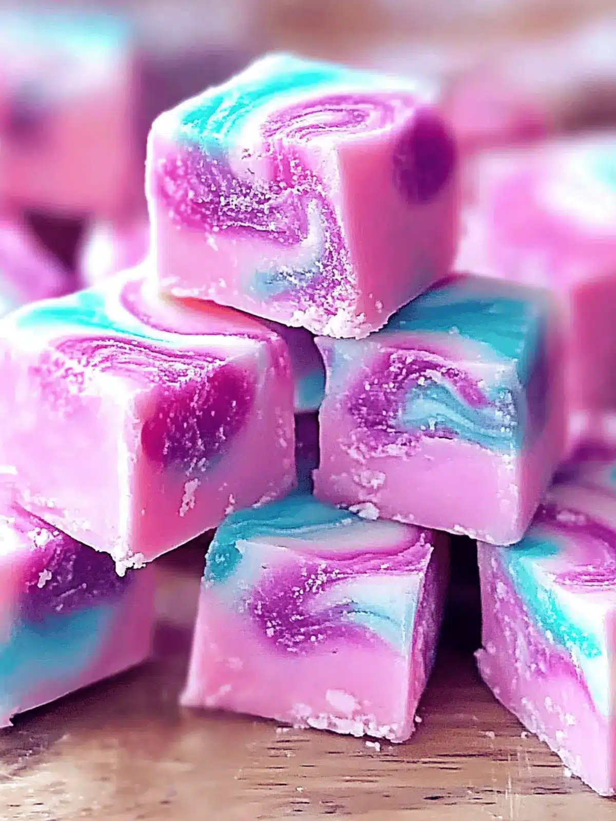 Galactic Cotton Candy Fudge