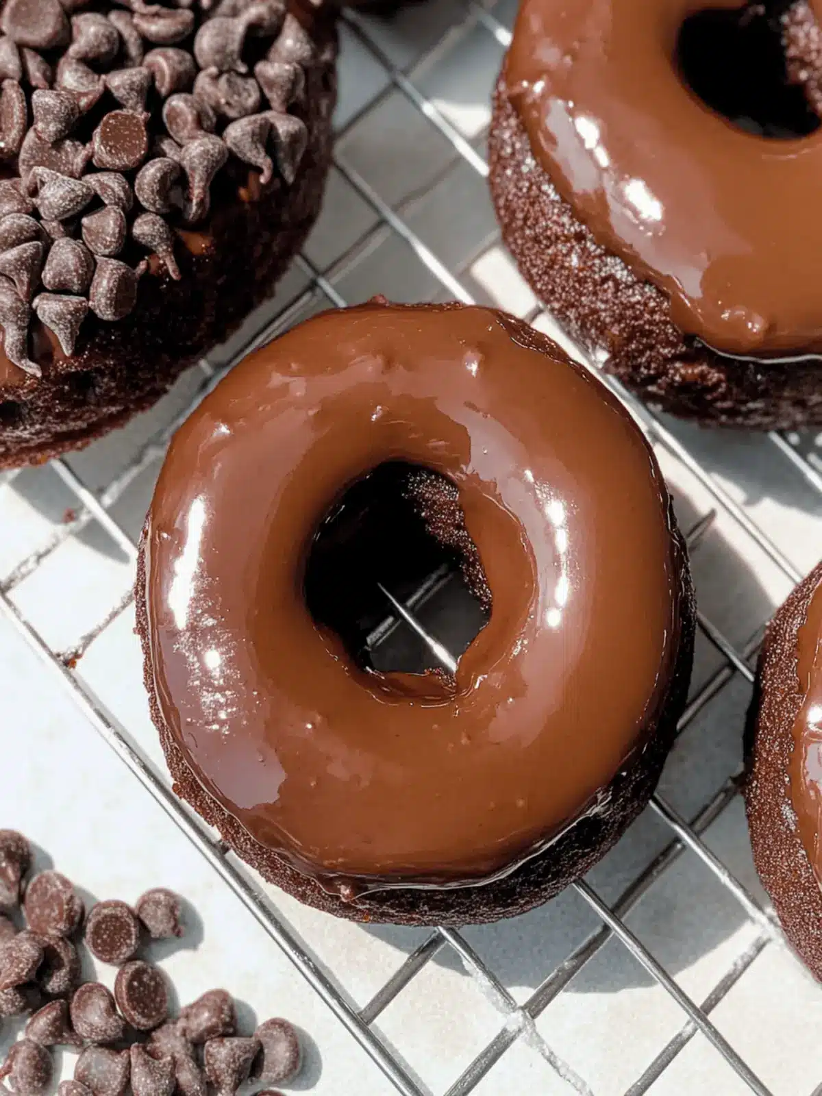 Chocolate Protein Donuts
