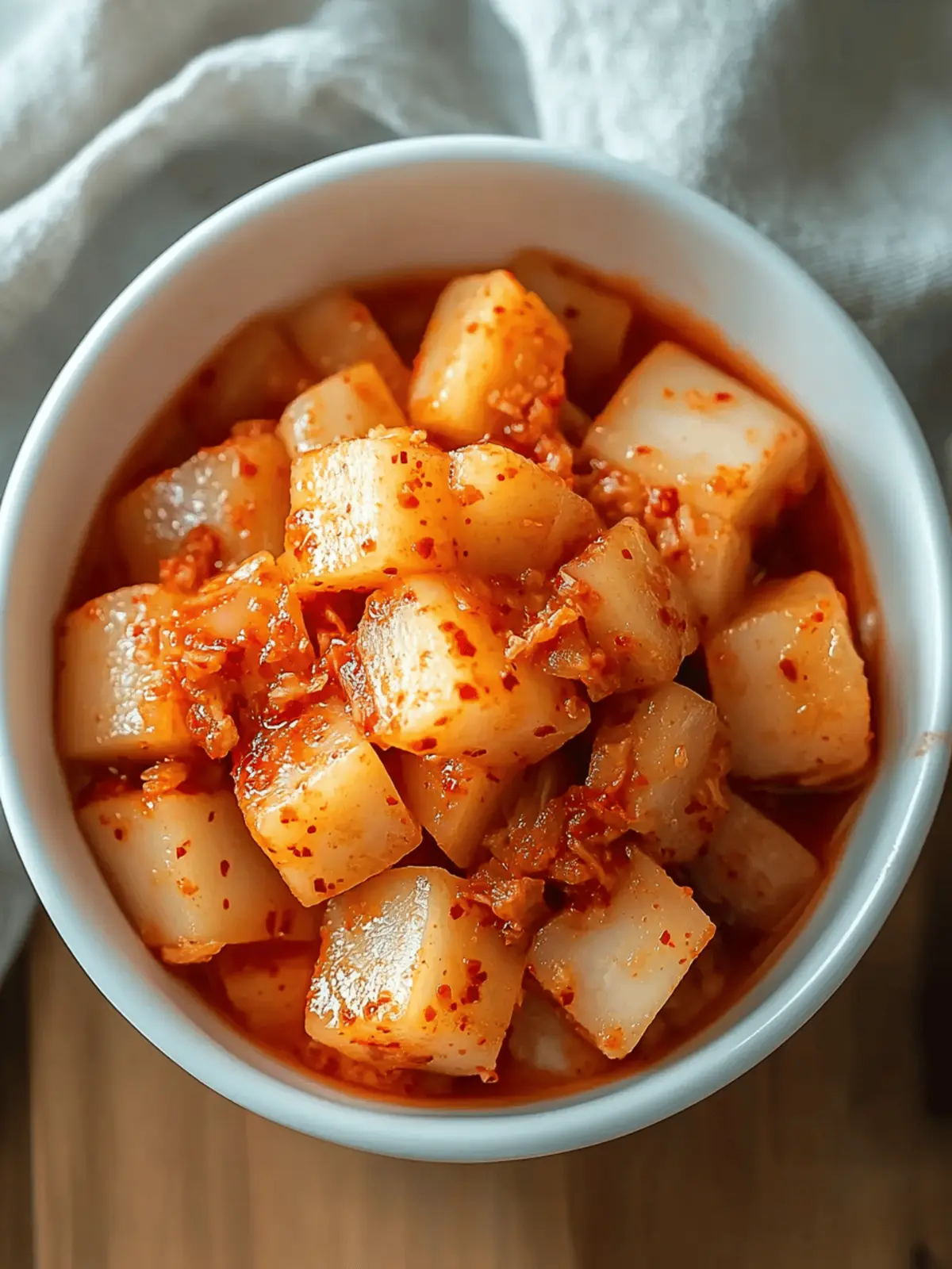 Korean Radish Kimchi