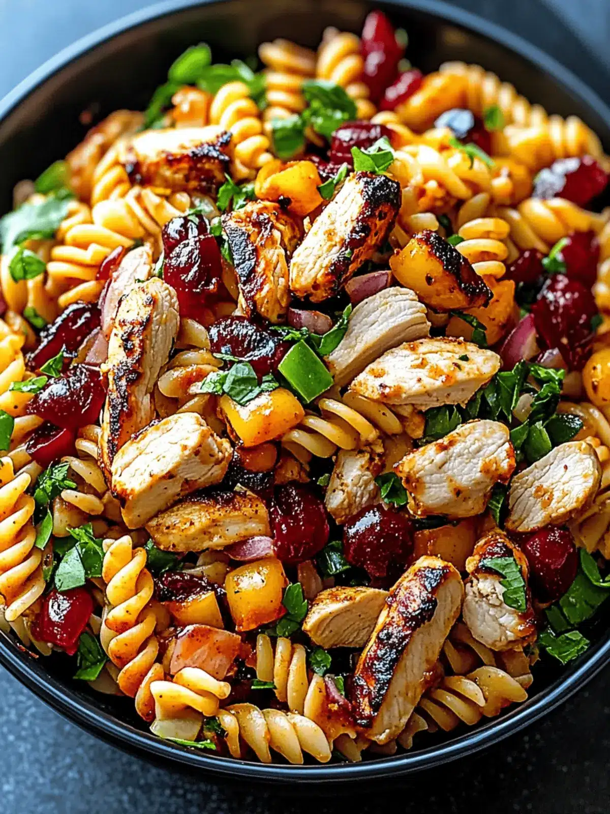 BBQ Chicken Pasta Salad