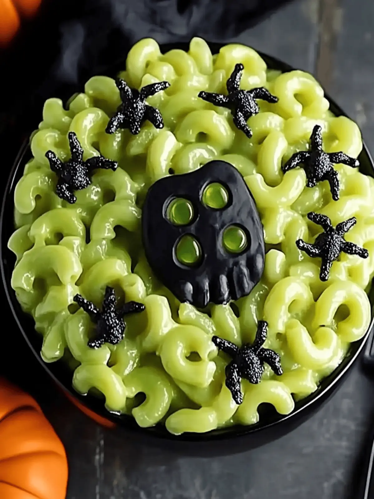 Halloween Monster Mac and Cheese