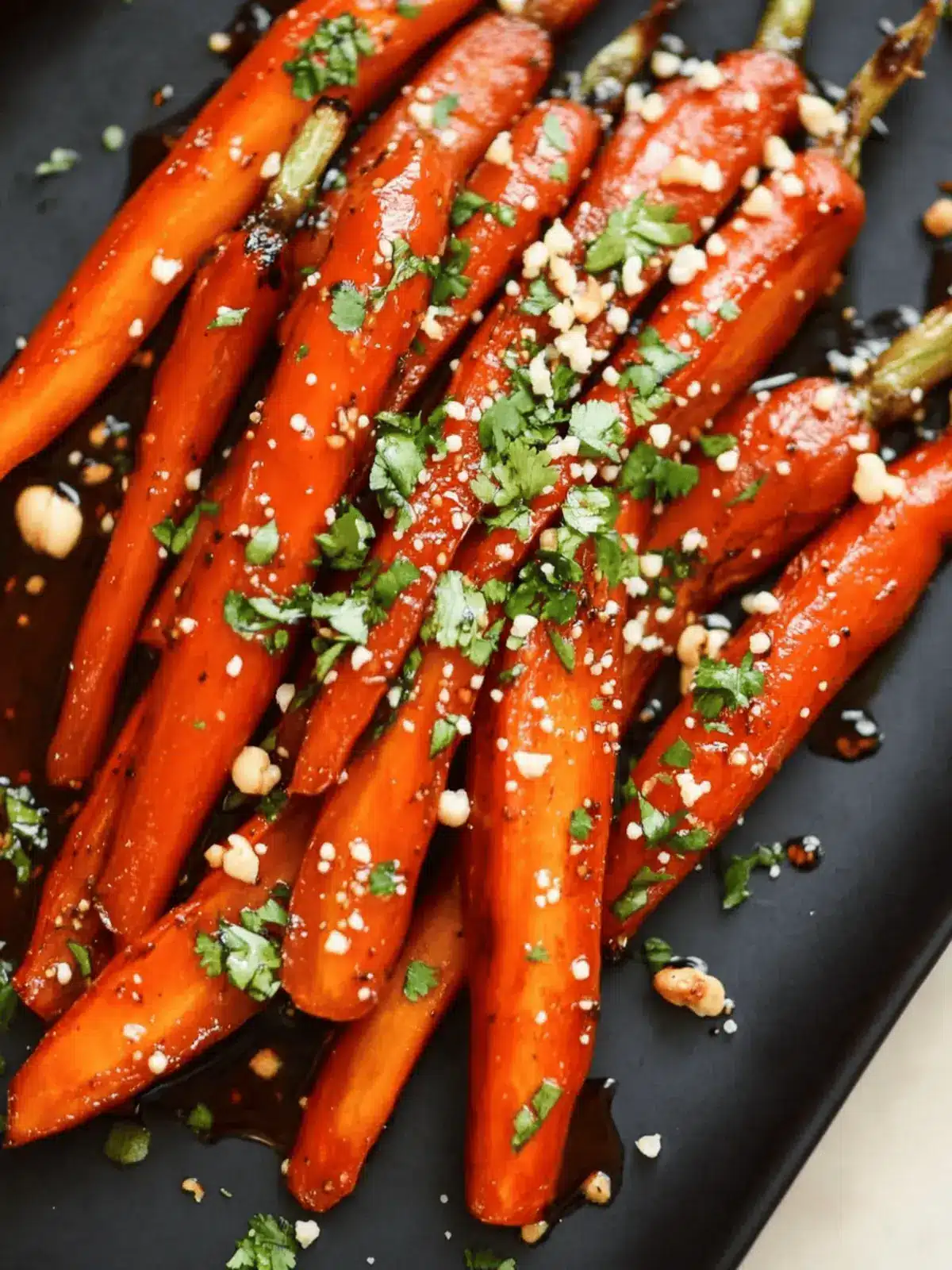 Gochujang Oven Roasted Carrots