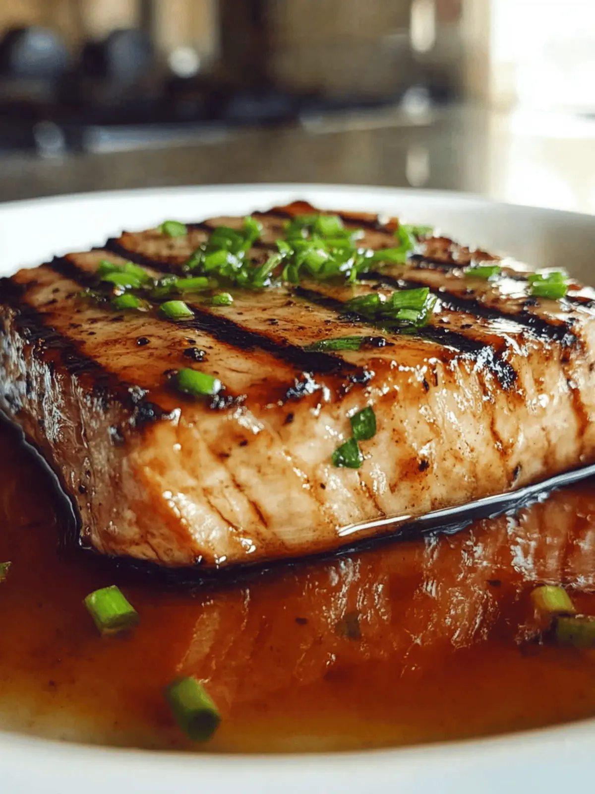 Grilled Soy-Ginger Tuna Steak