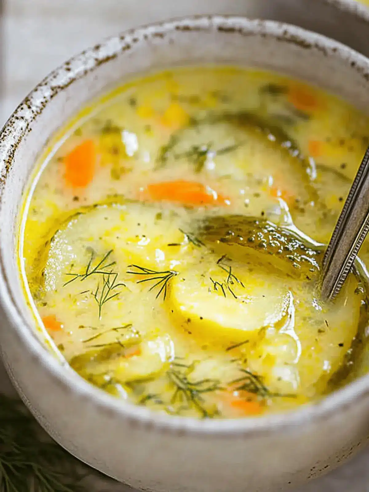 Dill Pickle Soup