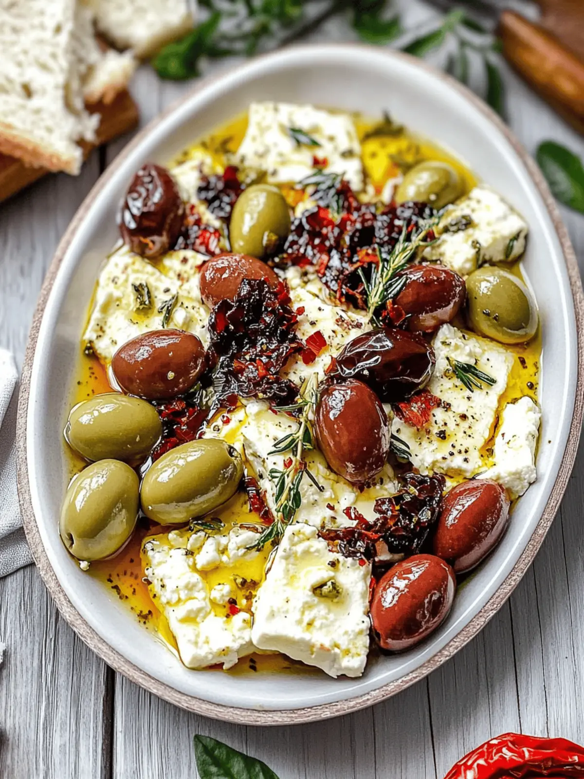 Baked Feta with Olives