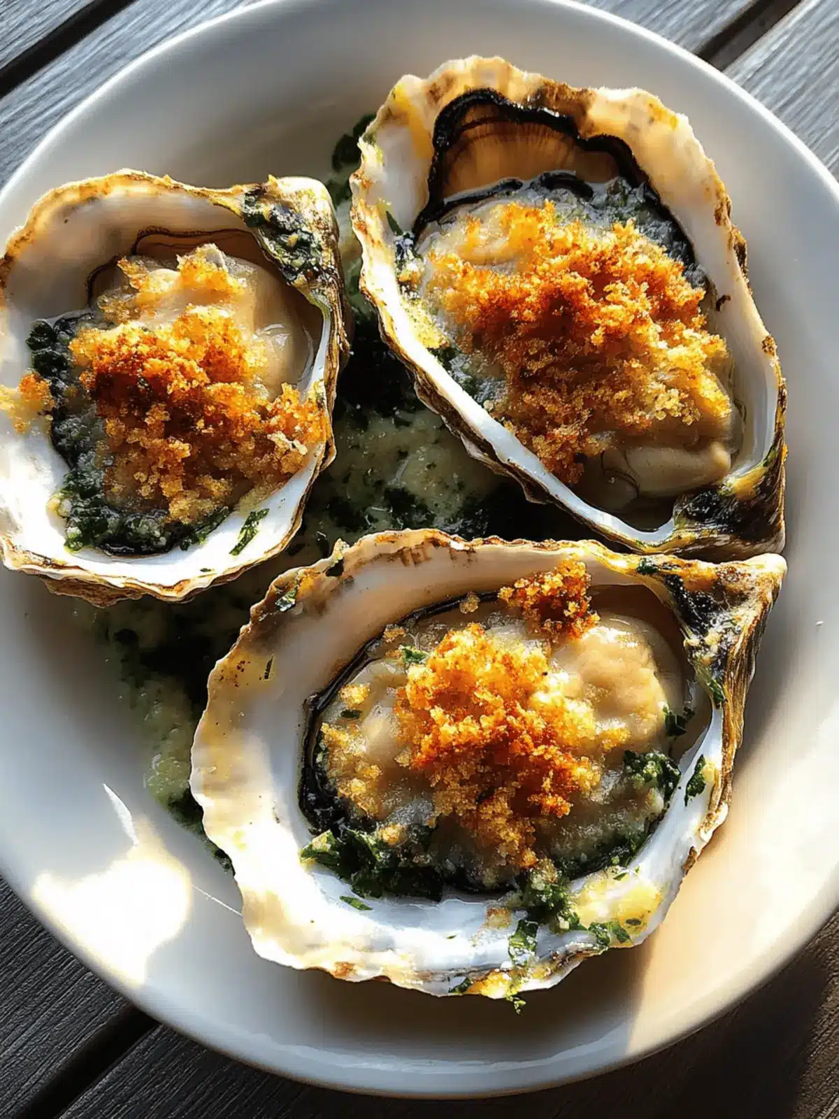 Oysters Rockefeller