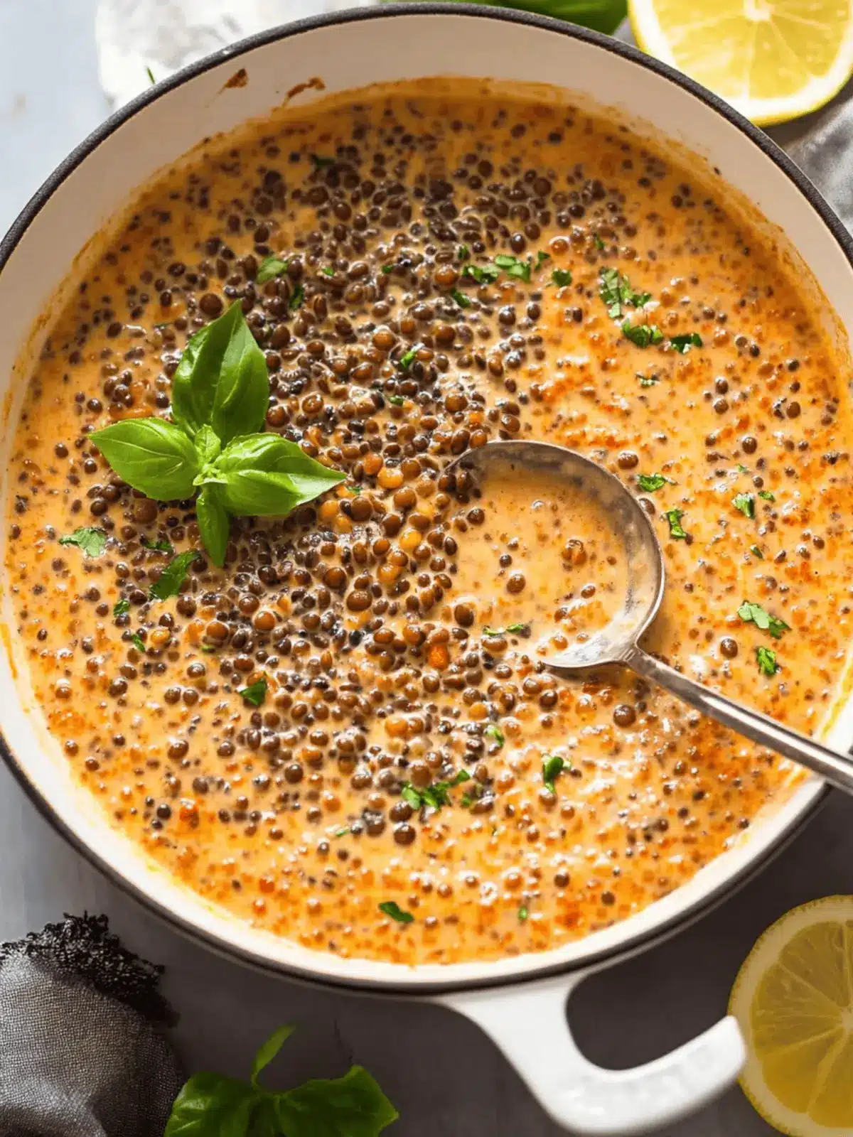 Creamy Marry Me Lentils
