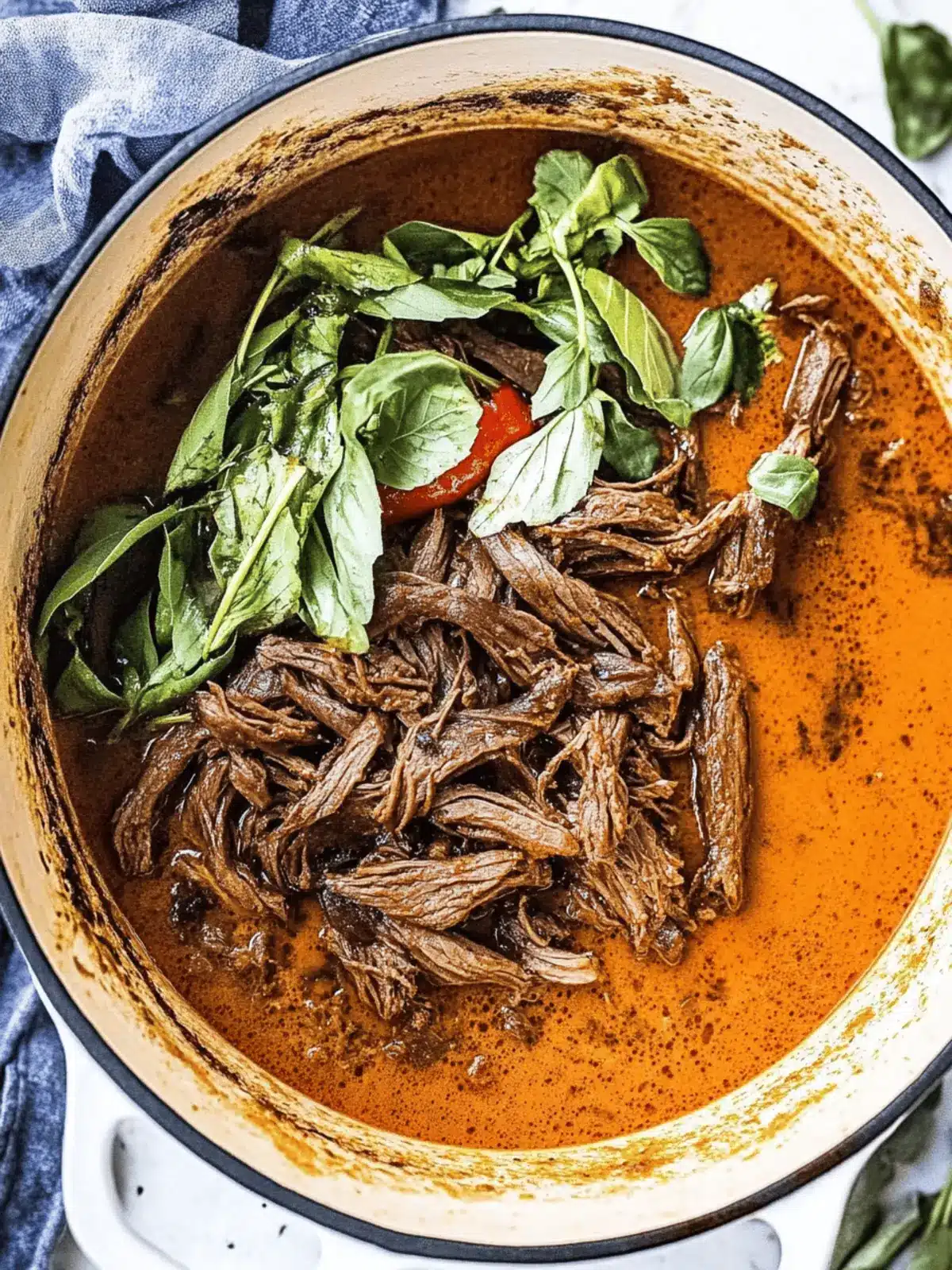 Coconut Red Curry Drip Beef