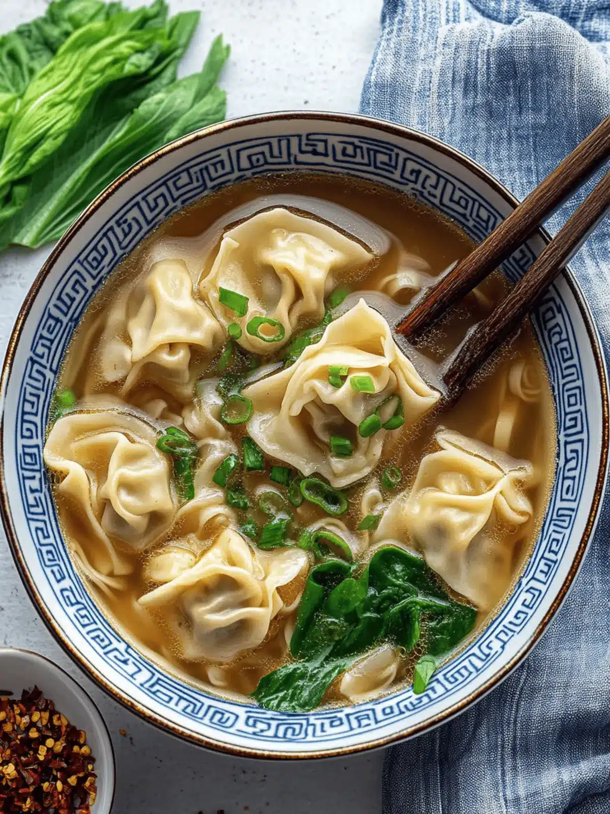 Wonton Noodle Soup