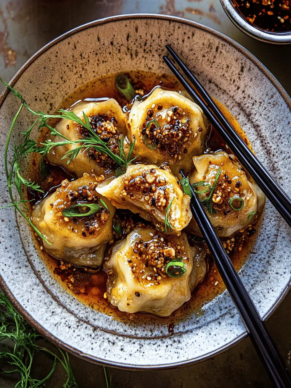 Chili Crisp Butternut Squash Dumplings