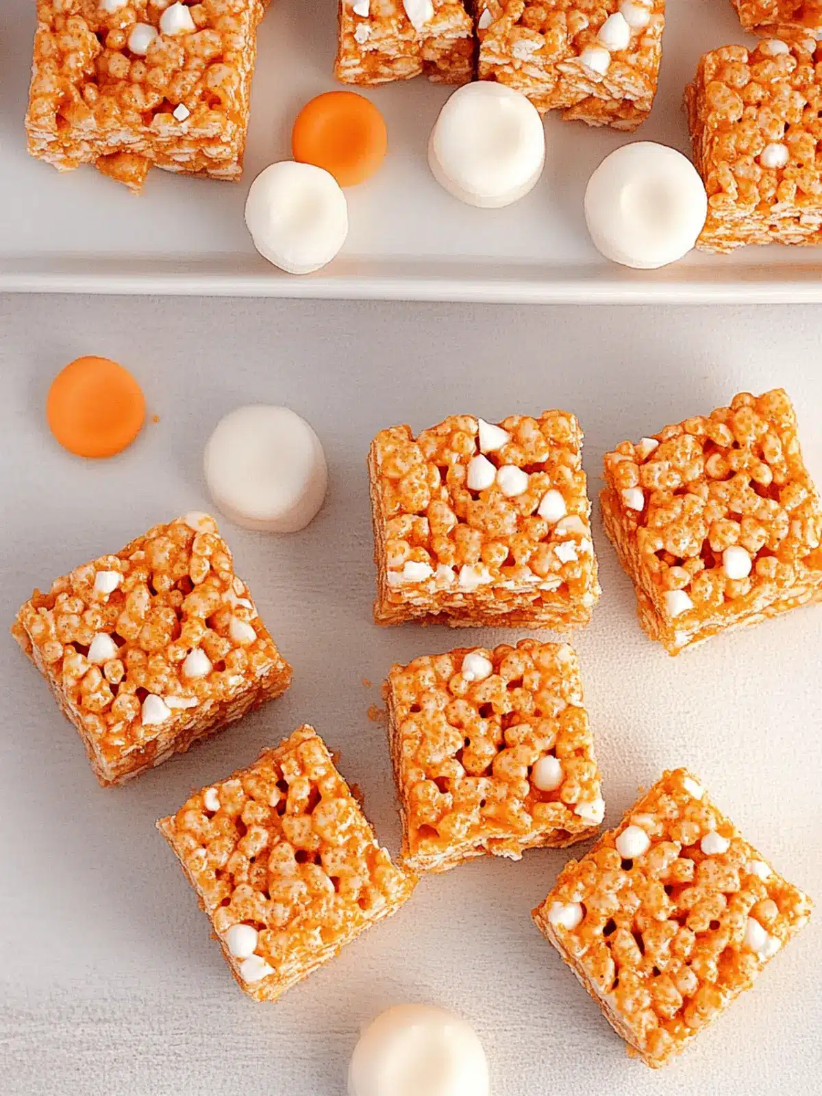 Pumpkin Rice Krispy Treats