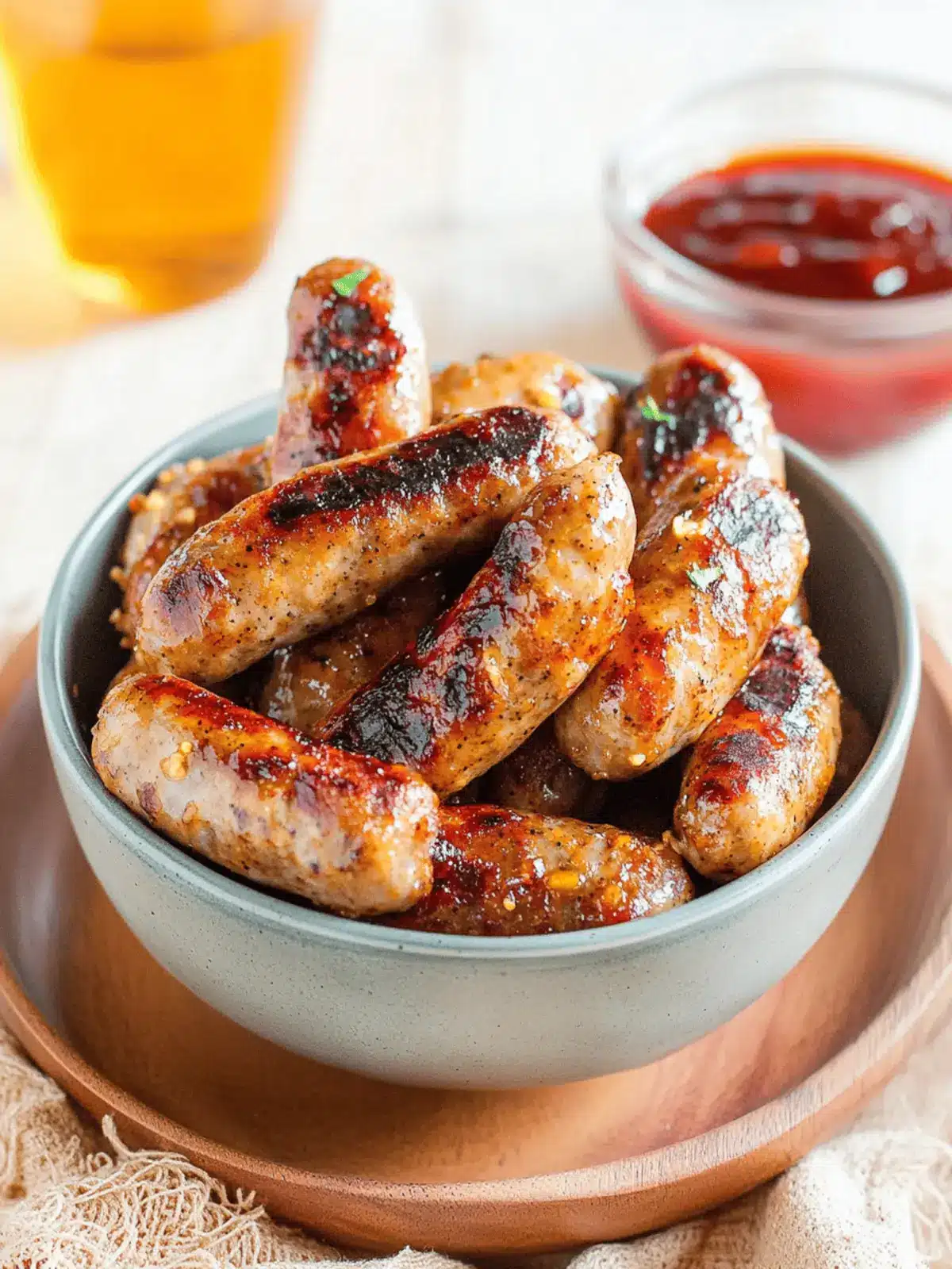 Honey & Mustard Cocktail Sausages