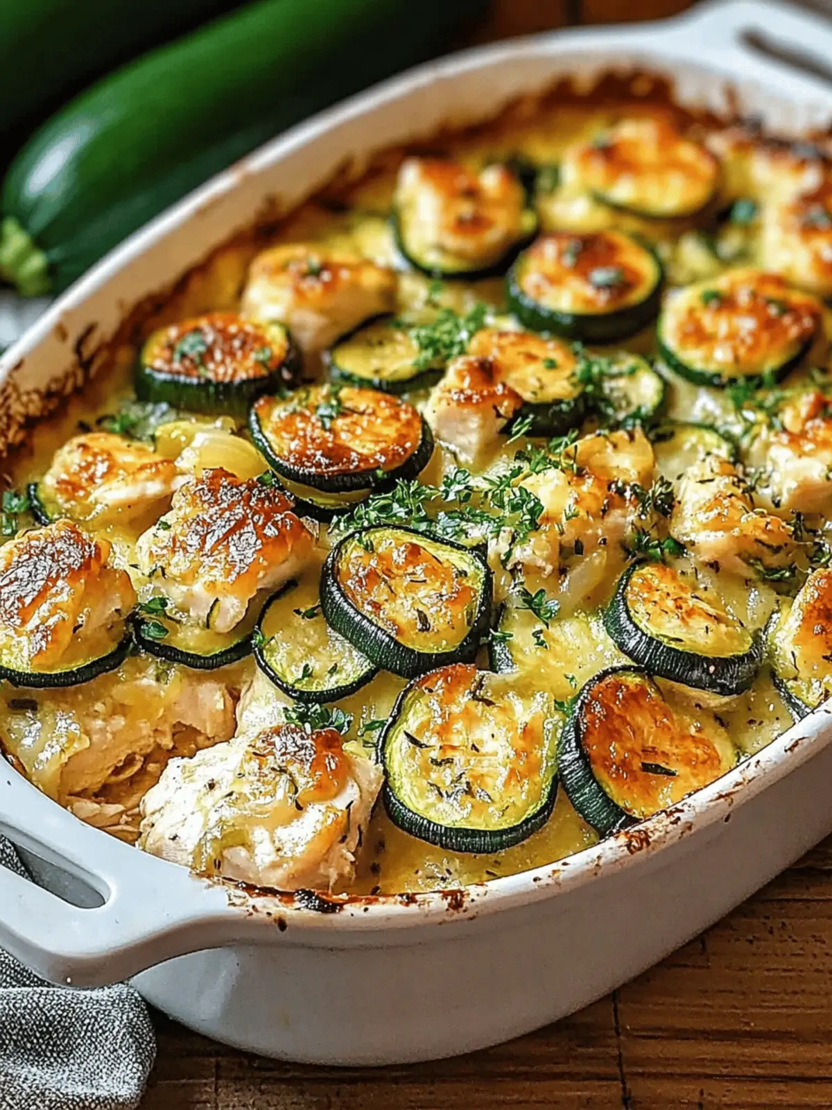Chicken Zucchini Bake