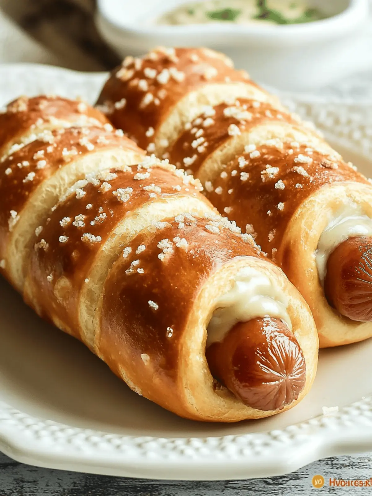 Homemade Pretzel Dogs