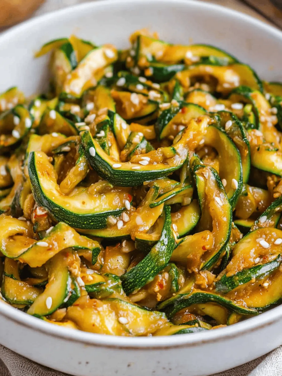 Spicy Garlic Chinese Zucchini