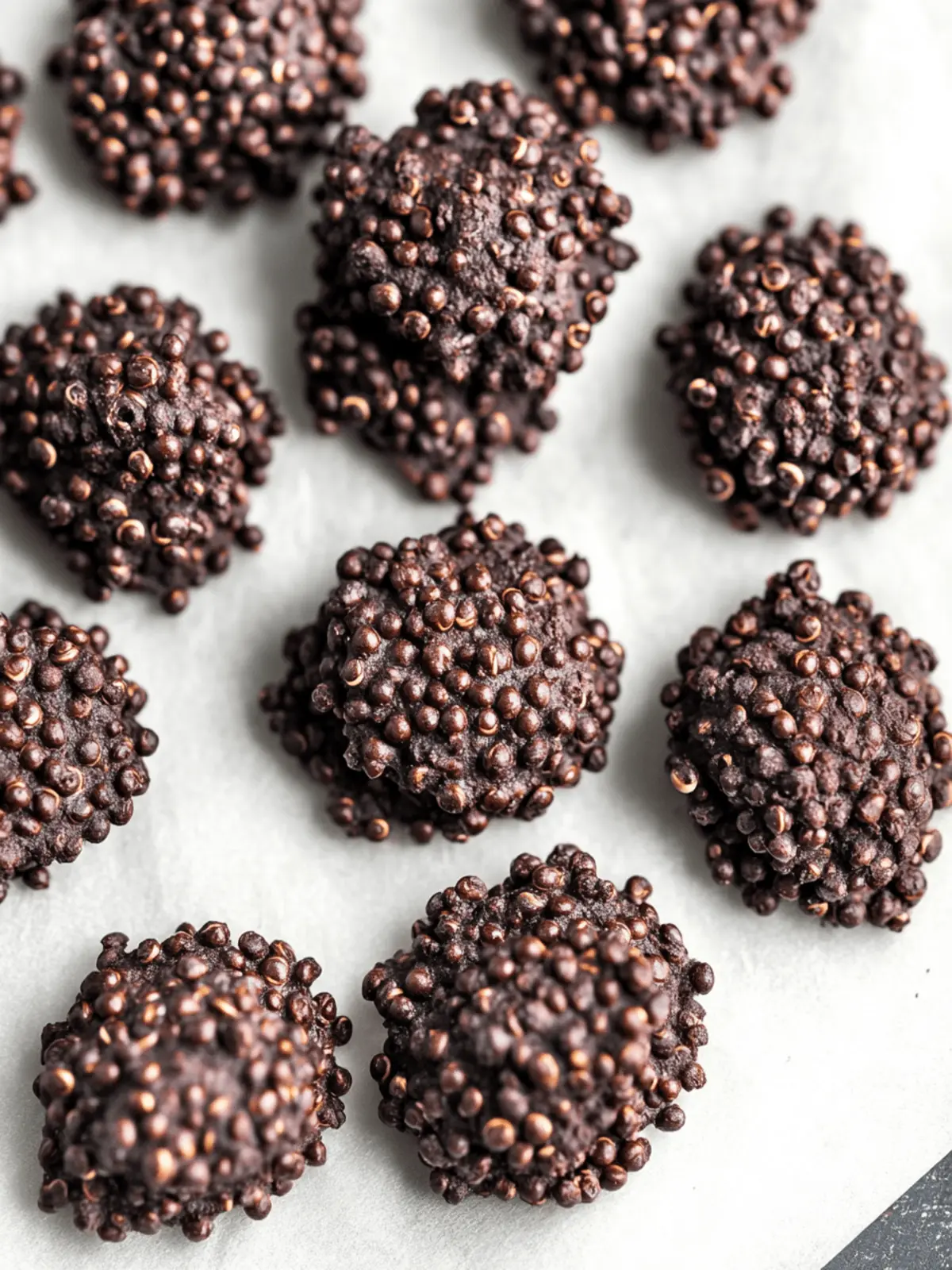 Dark Chocolate Quinoa Crisps