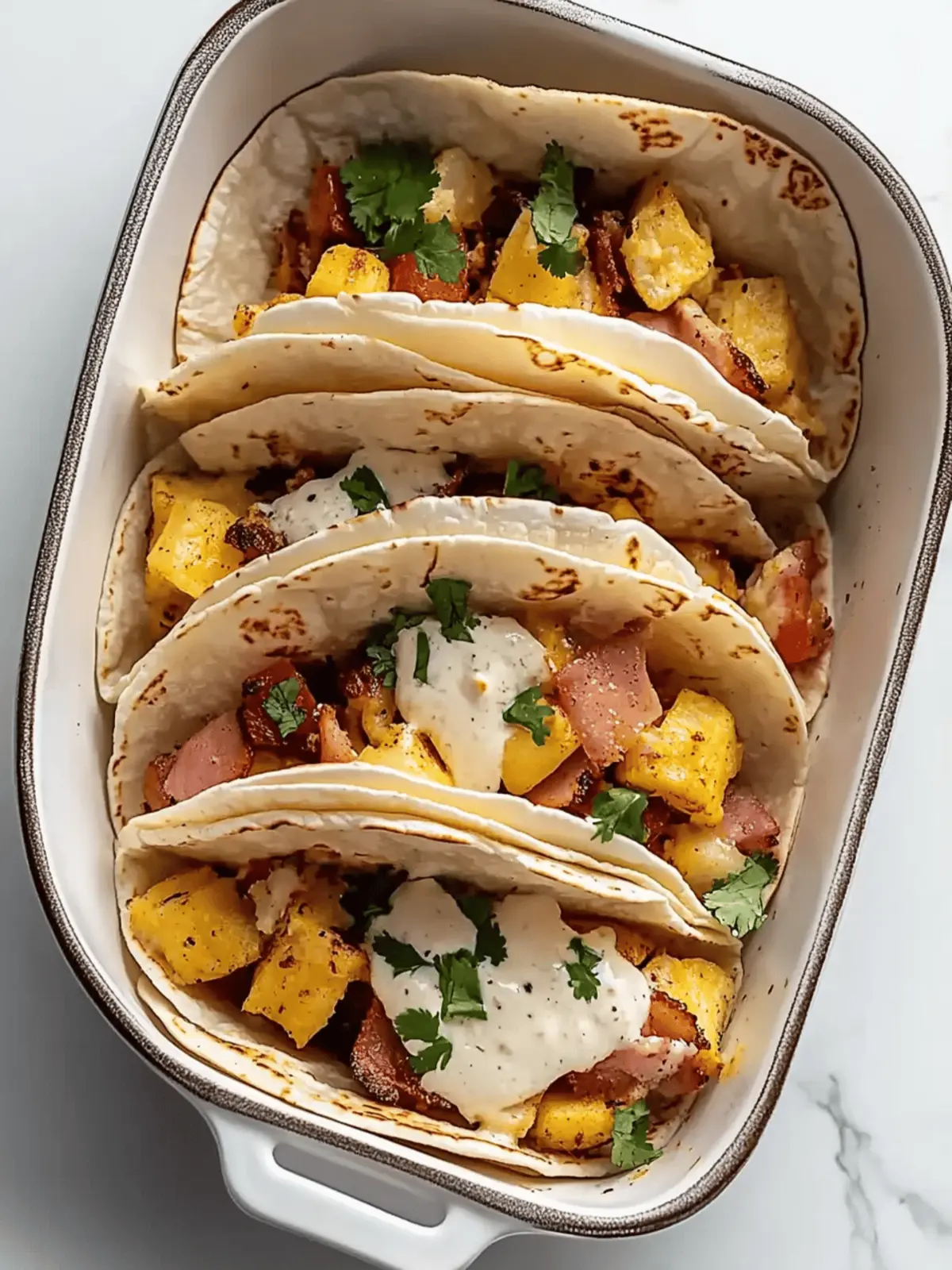 Baked Breakfast Tacos