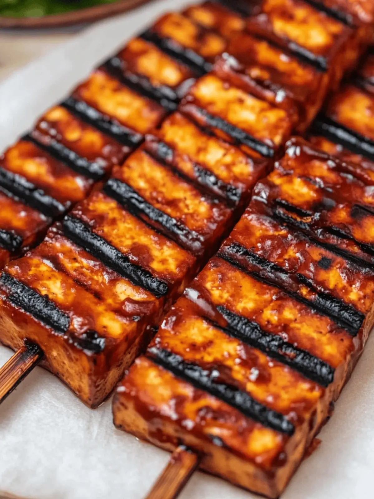 Savor Grilled BBQ Tofu: The Ultimate Flavorful Delight Grilled BBQ Tofu