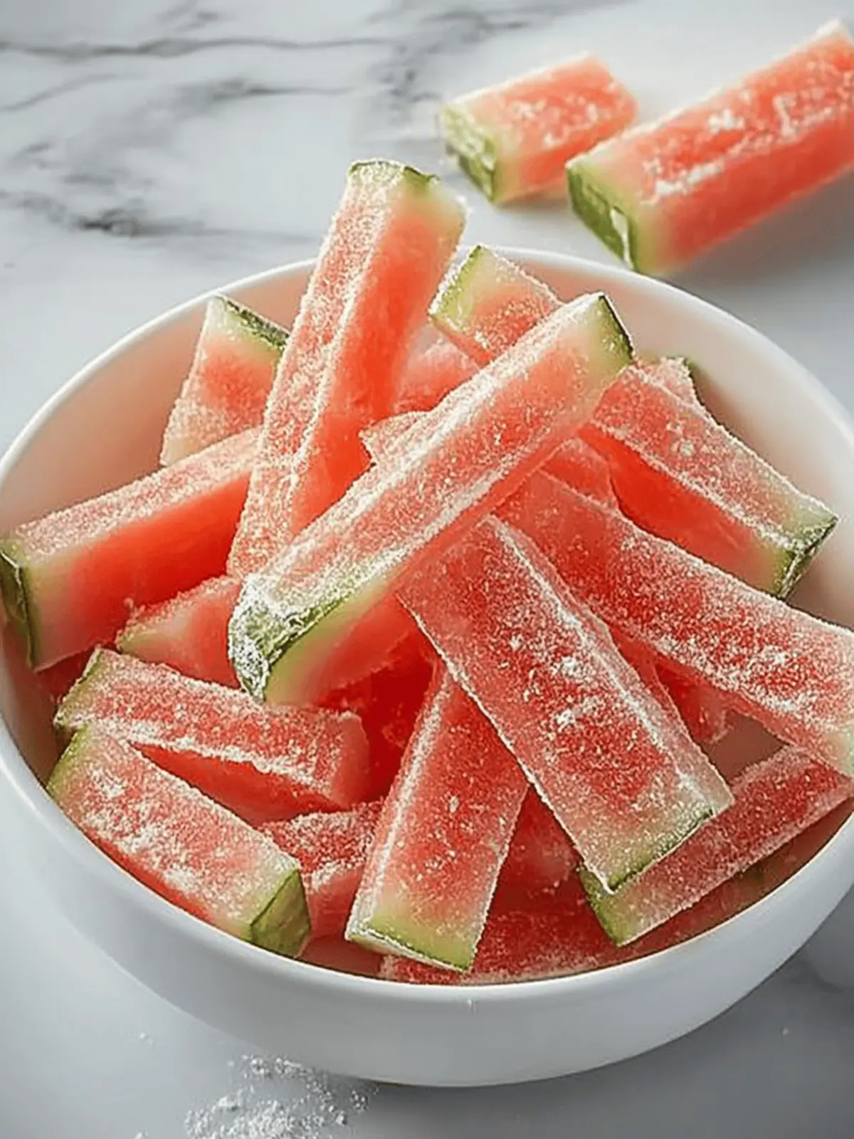 Transform Watermelon Rind into Sweet Candy Bliss Today Watermelon Rind Candy