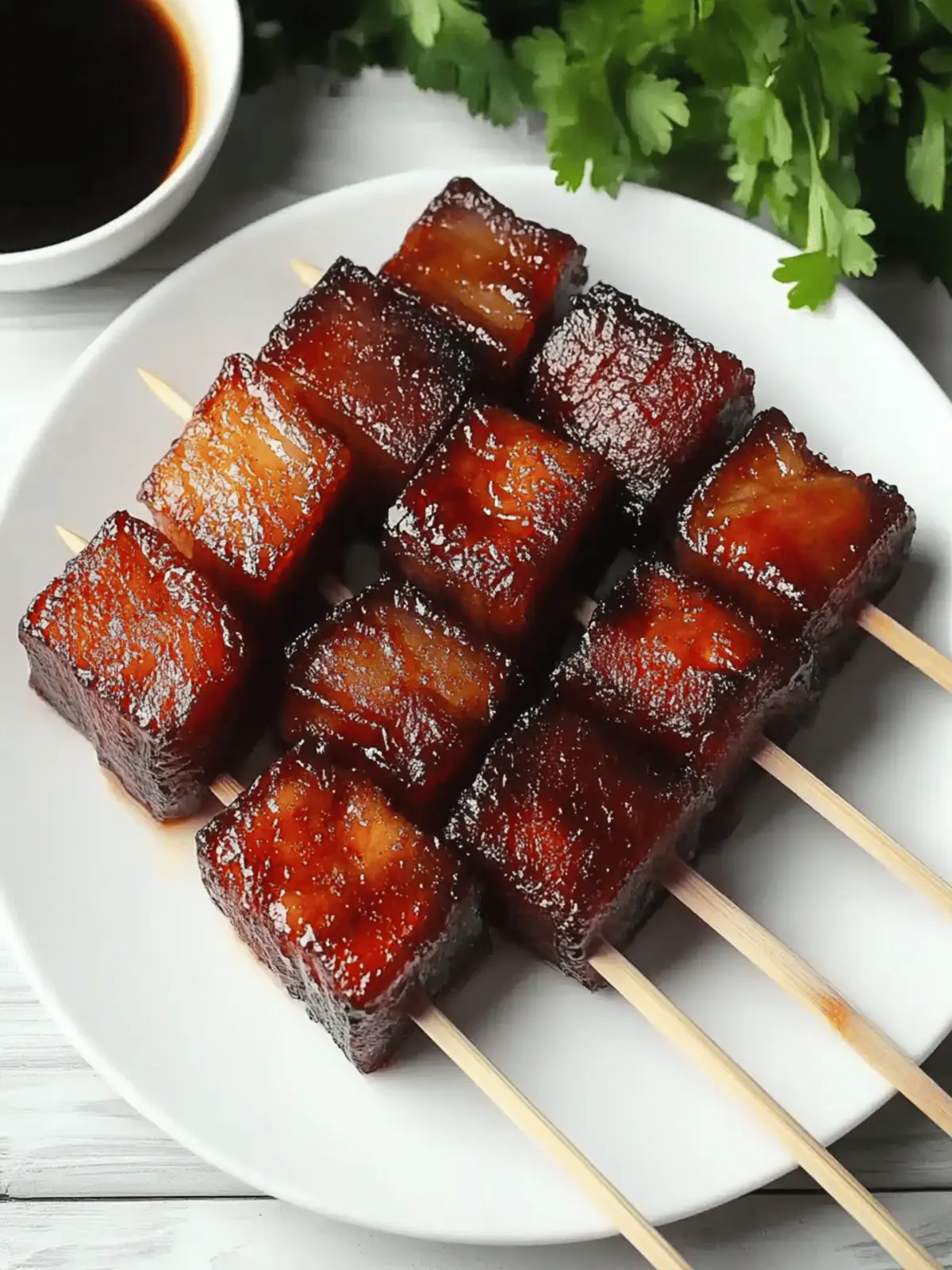 Savory Pork Belly Lollipops for the Ultimate BBQ Feast Pork Belly Lollipops