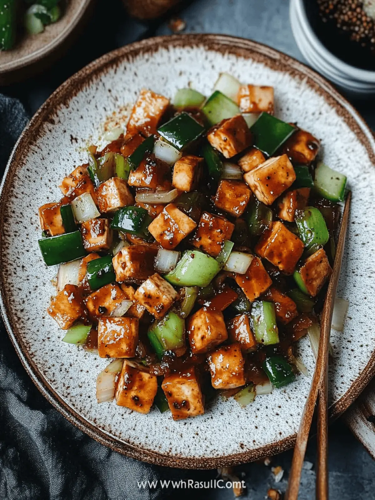Black Pepper Tofu
