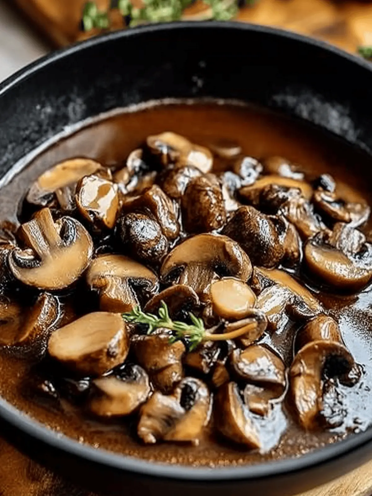 Delicious Red Wine Mushroom Sauce for Gourmet Home Dinners Red Wine Mushroom Sauce