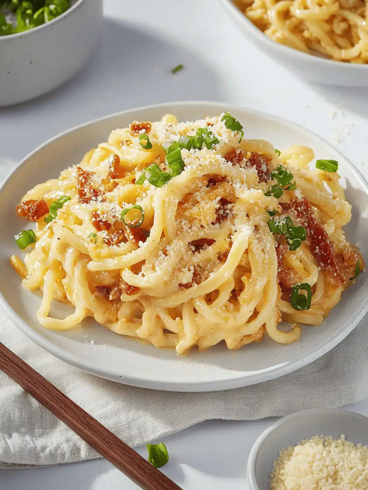 Miso Carbonara Udon