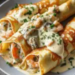Irresistible Seafood Crepes with Béchamel Sauce Surprise Seafood Crepes with Béchamel Sauce