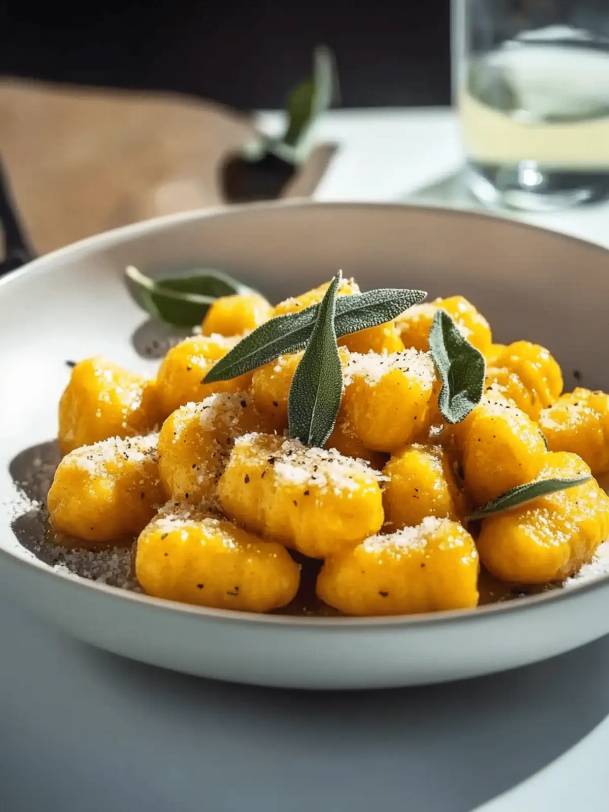 Butternut Squash Gnocchi with Sage Butter
