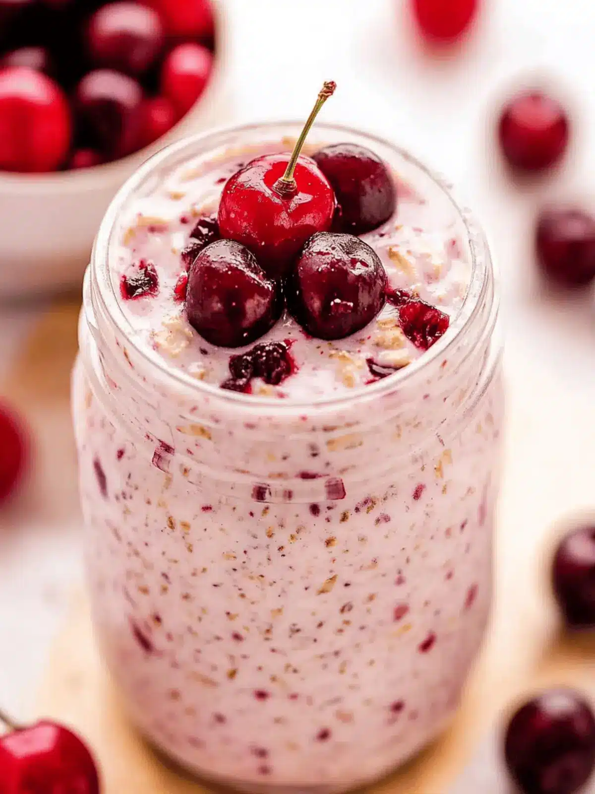 Cherry Overnight Oats
