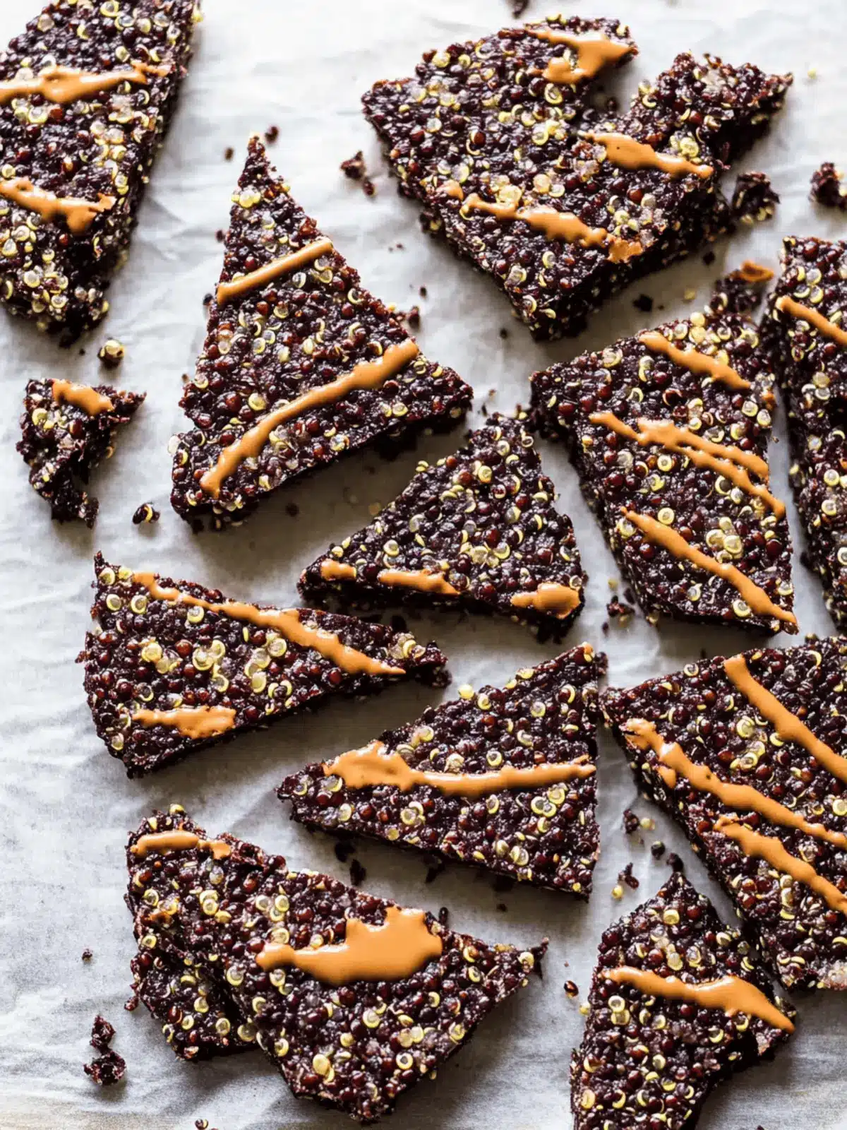 Chocolate Quinoa Crisps