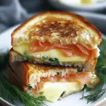 Creamy Smoked Salmon Grilled Cheese