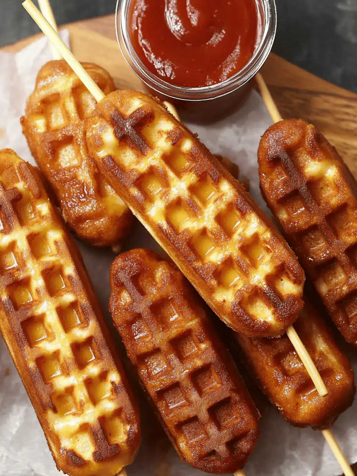 Waffle Corn Dogs: Crispy Fun for Your Next Game Day! Waffle Corn Dogs