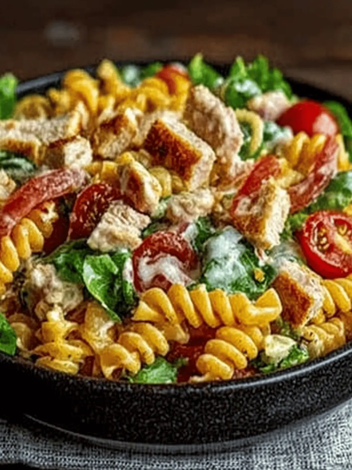 Club Sandwich Pasta Salad