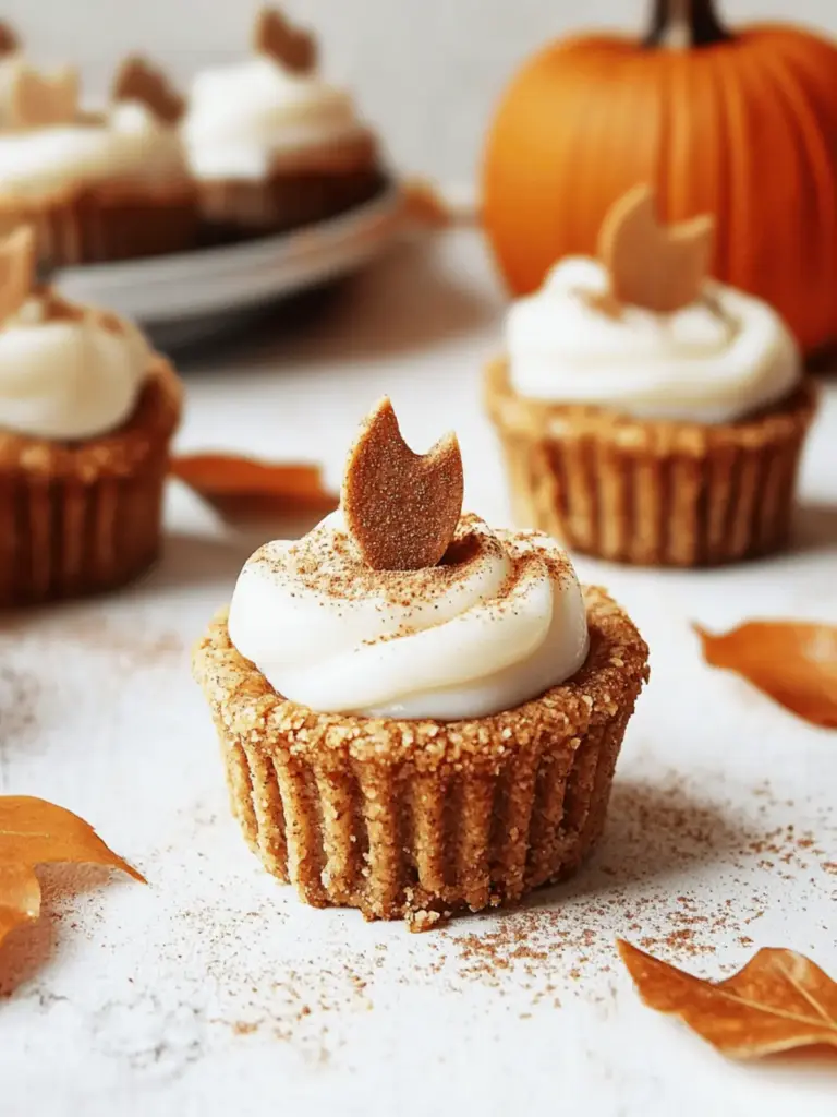Mini Vegan Pumpkin Pies