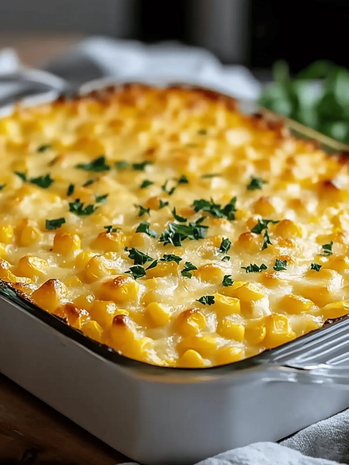 Cream Cheese Corn Casserole