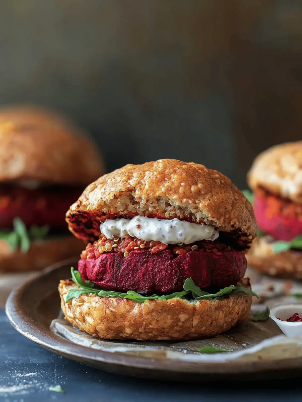 Savory Quinoa Sweet Potato Beet Burgers for a Flavor Boost Quinoa Sweet Potato Beet Burgers