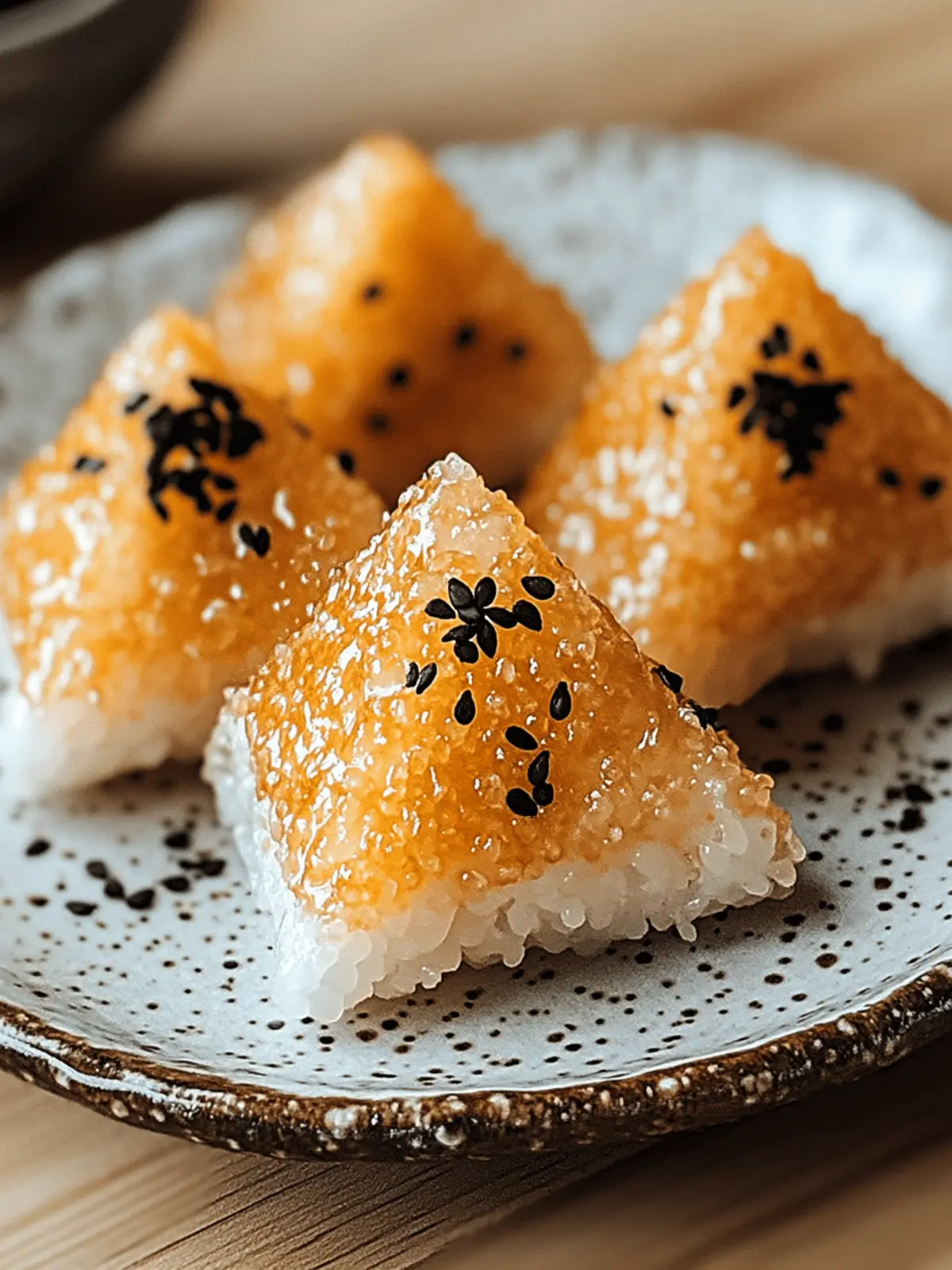 Crispy Yaki Onigiri