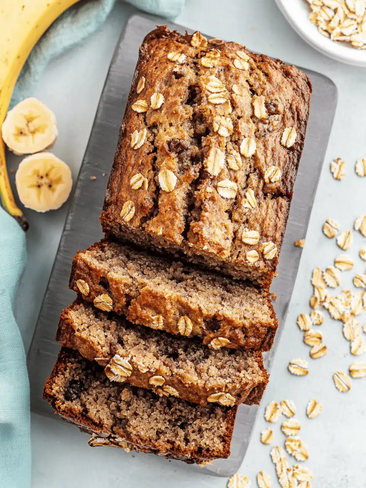 Oatmeal Banana Bread