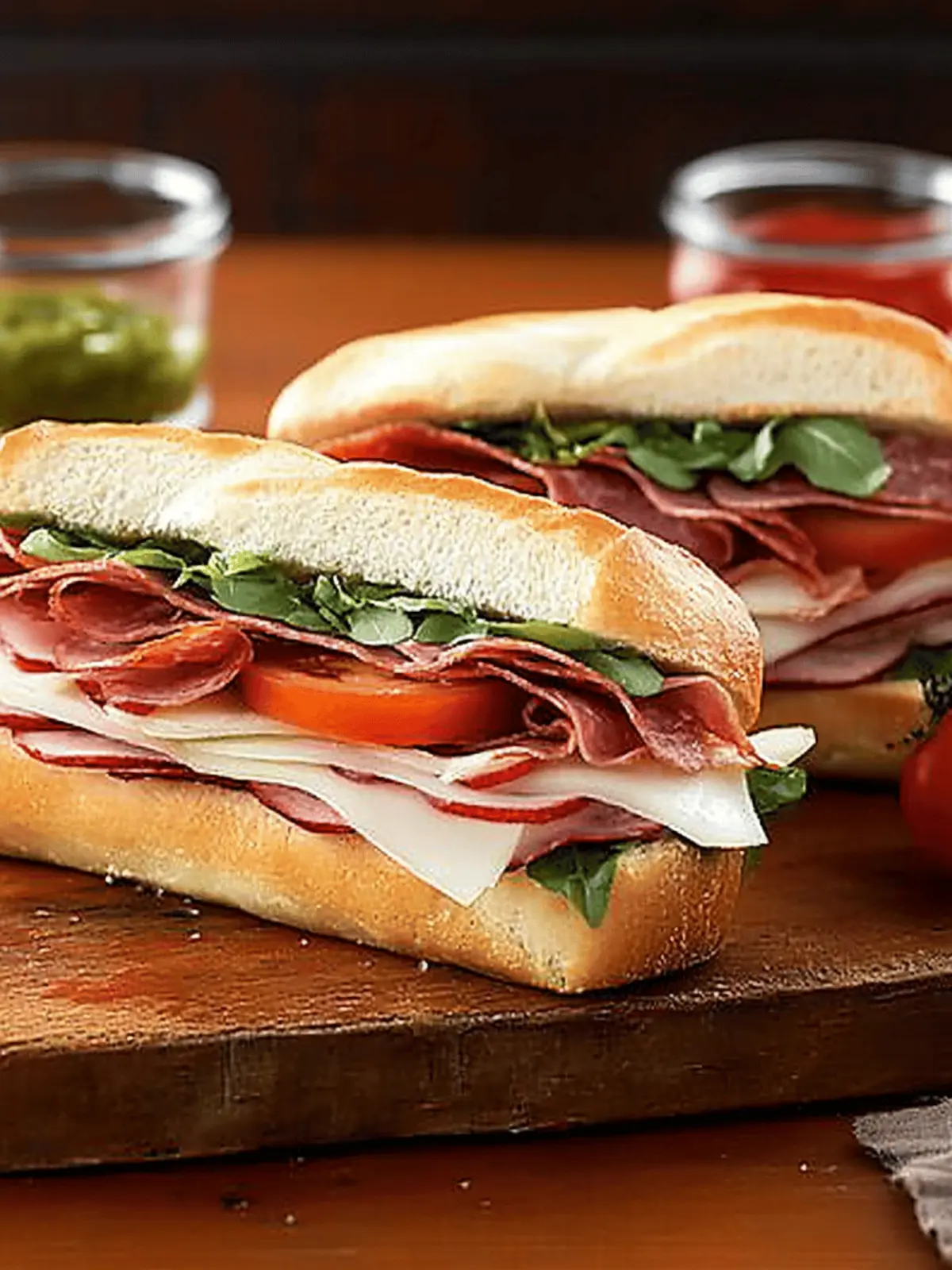 Italian Subs Sandwiches