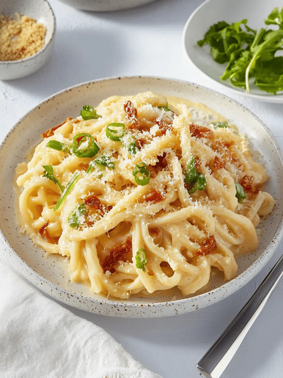 Miso Carbonara Udon